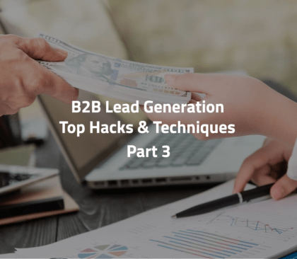 B2B Lead Generation 3
